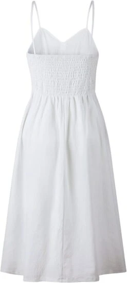 Robe Blanche Mi Longue -Soiree Blanche Boutique 61YkUCugDFL. AC SL1500