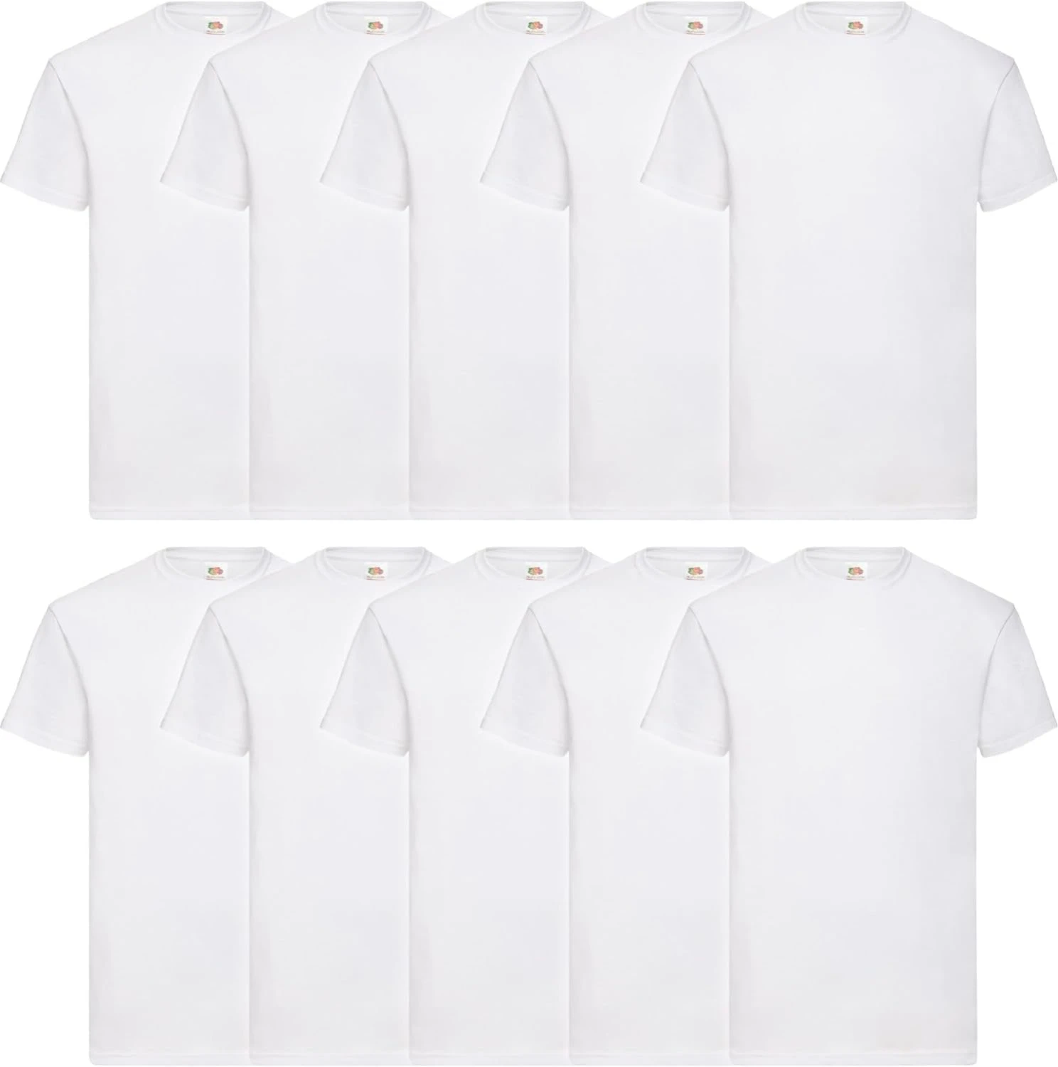 Lot de 10 T-shirts Fruit of the Loom Valueweight + Sac de rangement MyShirt inclus Lot De 10 T-shirts Fruit Of The Loom Valueweight + Sac De Rangement MyShirt Inclus -Soiree Blanche Boutique 61aICh1GYsL. AC SL1500