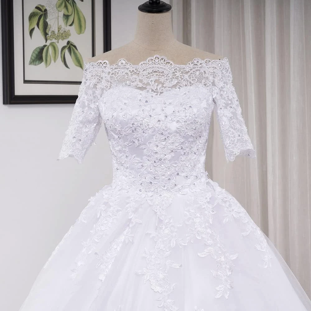 Robe de Mariée en Dentelle Léna Robe De Mariée En Dentelle Léna -Soiree Blanche Boutique 61bMb6suk0L. AC SL1000