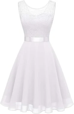 Robe Courte De Mariée Blanche