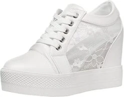 Chaussure Blanche Dentelle