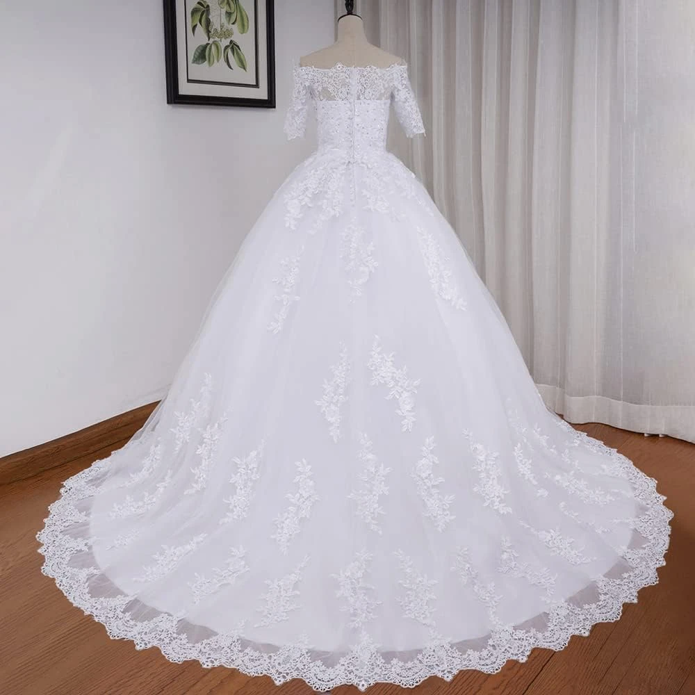 Robe de Mariée en Dentelle Léna Robe De Mariée En Dentelle Léna -Soiree Blanche Boutique 61fruHVN1hL. AC SL1000