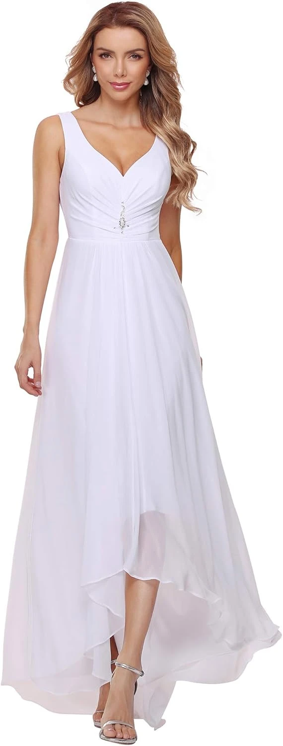Robe De Soirée Blanche Avec Manches Robe De Soirée Blanche Avec Manches -Soiree Blanche Boutique 61gtYduvlfL. AC SL1500 1