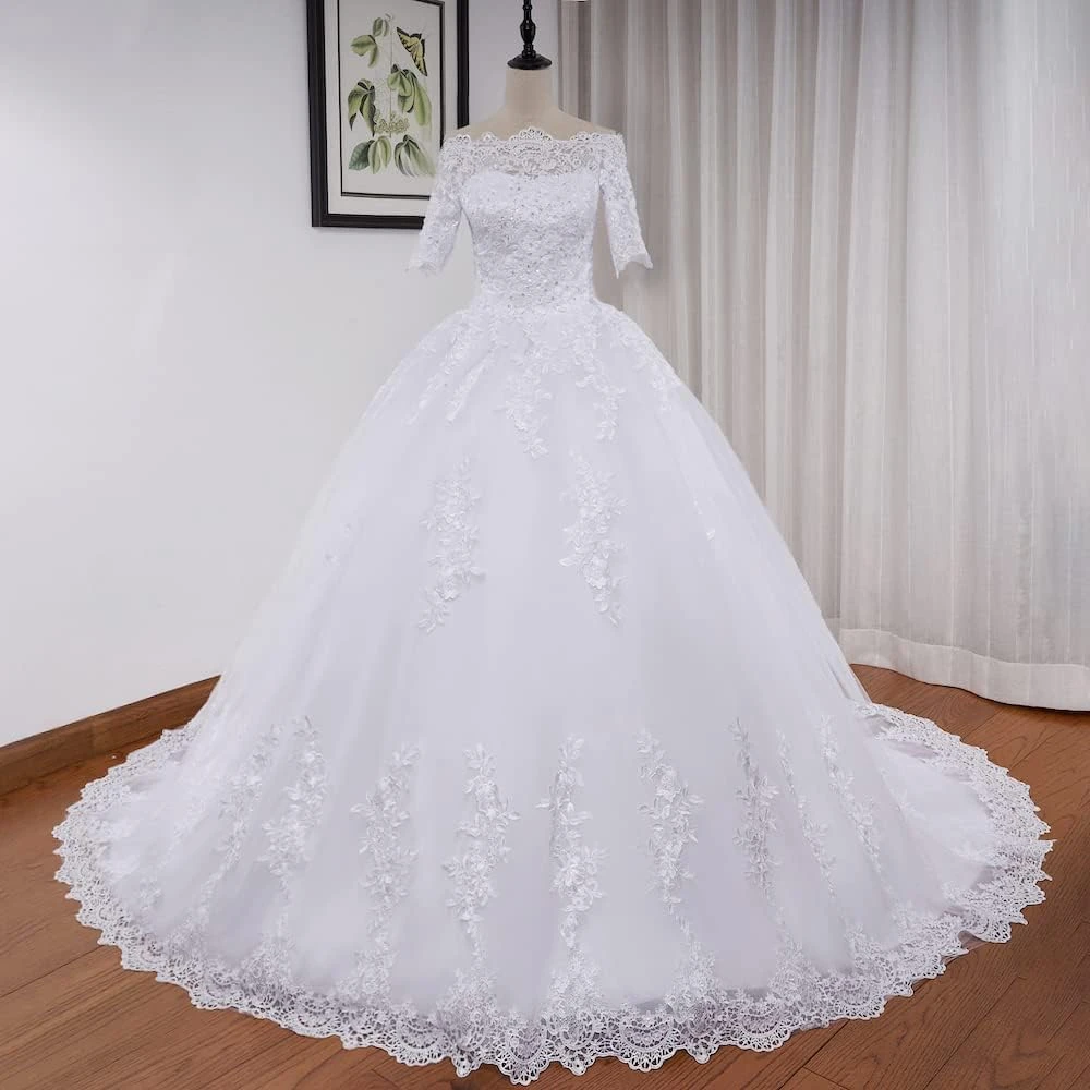 Robe de Mariée en Dentelle Léna Robe De Mariée En Dentelle Léna -Soiree Blanche Boutique 61iQiXyQjLL. AC SL1000