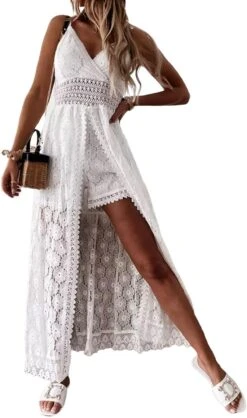 Robe Blanche Longue Boheme Chic -Soiree Blanche Boutique 61j5EpRSELL. AC SL1500