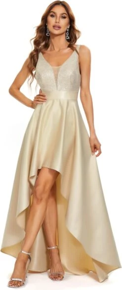 Robe De Mariée Courte Détachable Blanche