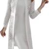 Robe Noire Dentelle Blanche