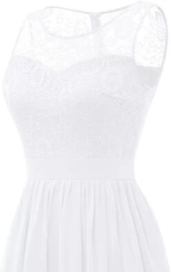 Robe Blanche Longue Cocktail 8 Robe Blanche Longue Cocktail -Soiree Blanche Boutique 61tG0Uv6wGL. AC SL1500