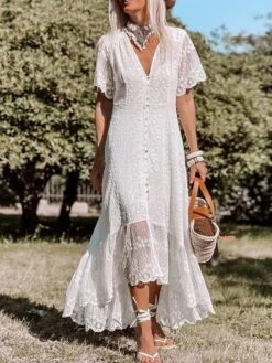 Robe De Mariée En Dentelle Sophia -Soiree Blanche Boutique 61xQD2LODsL. AC SL1002