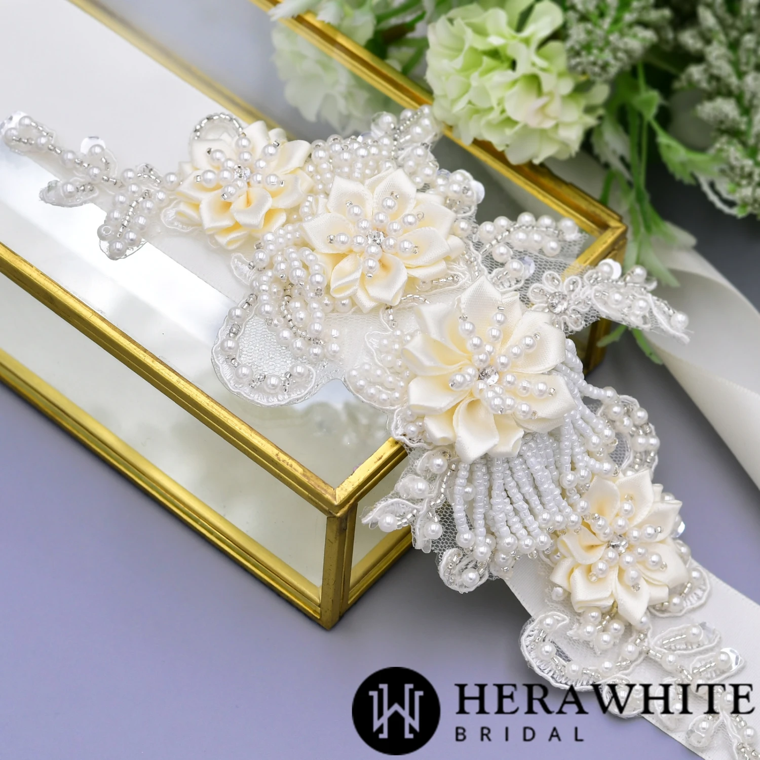 Ceinture De Mariée Romantique Ceinture De Mariée Romantique -Soiree Blanche Boutique 649a6613a9