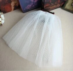 Chapeau Voile Mariage Blanc 5 Chapeau Voile Mariage Blanc -Soiree Blanche Boutique 68880 ljpbxa