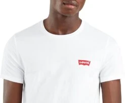 Tiré à Manche Courte Levi’s Homme (Lot De 2) -Soiree Blanche Boutique 714oCkNnIrL. AC SL1500