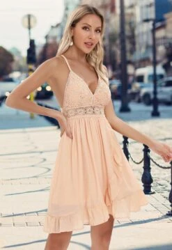 Robe Rose Dentelle Blanche -Soiree Blanche Boutique 7189KvmqCVL. AC SL1500