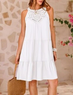 Robe Boheme Blanche Femme -Soiree Blanche Boutique 719LdezlXML. AC SL1500