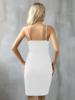Robe Blanche Courte Décolleté 5 Robe Blanche Courte Décolleté -Soiree Blanche Boutique 71DiNBAA VL. AC SL1500