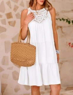 Robe Boheme Blanche Femme -Soiree Blanche Boutique 71Hc7KzeX3L. AC SL1500