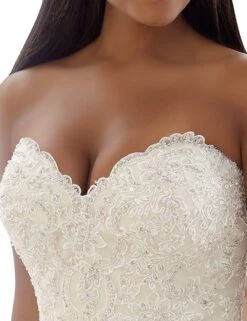 Robe De Mariée Sirène A Manches Longues Blanche -Soiree Blanche Boutique 71LUqLIupcL. AC SL1300