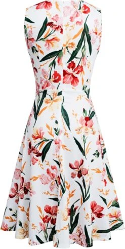 Robe Blanche Cocktail Genre Julia Roberts -Soiree Blanche Boutique 71N6arr8ydL. AC SL1500