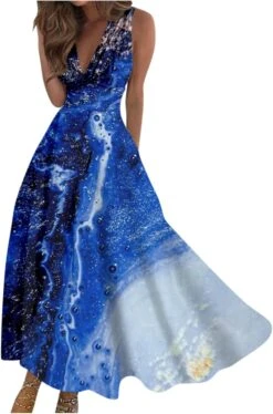 Robe Cocktail Longue Blanche