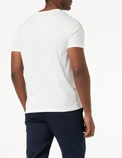 Tommy Hilfiger Tee Homme à Col Rond -Soiree Blanche Boutique 71SHZahIt3L. AC SL1500