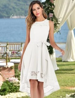 Robe Blanche Cocktail Pour Mariage 5 Robe Blanche Cocktail Pour Mariage -Soiree Blanche Boutique 71SsedndKuL. AC SL1500