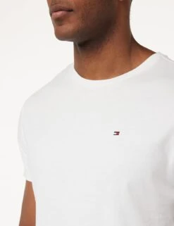 Tommy Hilfiger Tee Homme à Col Rond -Soiree Blanche Boutique 71WXggHHytL. AC SL1500