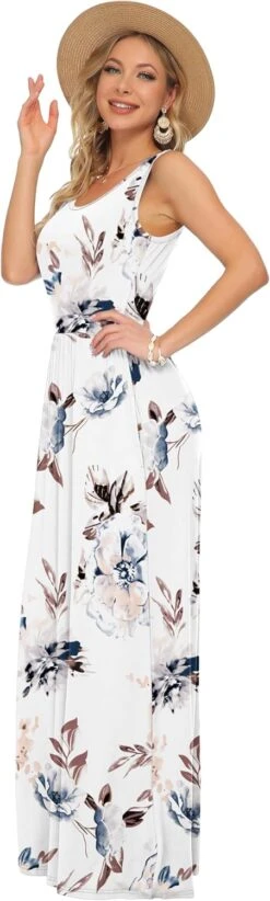 Robe Longue Blanche Fleurie 4 Robe Longue Blanche Fleurie -Soiree Blanche Boutique 71Z6ys6mMCL. AC SL1500