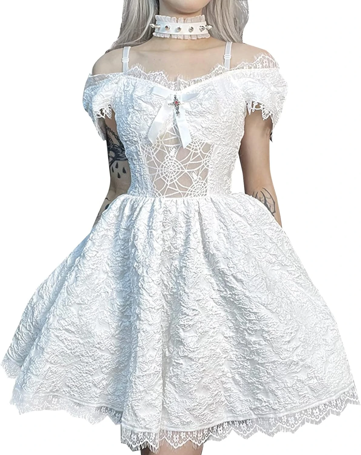 Robe Blanche De Soirée En Velours Robe Blanche De Soirée En Velours -Soiree Blanche Boutique 71iBZH3cXjL. AC SL1500