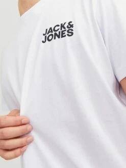 T-Shirt Logo Col Rond JACK & JONES 9 T-Shirt Logo Col Rond JACK & JONES -Soiree Blanche Boutique 71ib9jux0L. AC SL1500