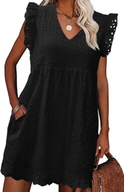 Robe Blanche Boheme Courte