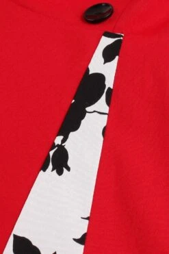 Robe Cocktail Rouge Et Blanche -Soiree Blanche Boutique 71rf0 4iWeL. AC SL1500