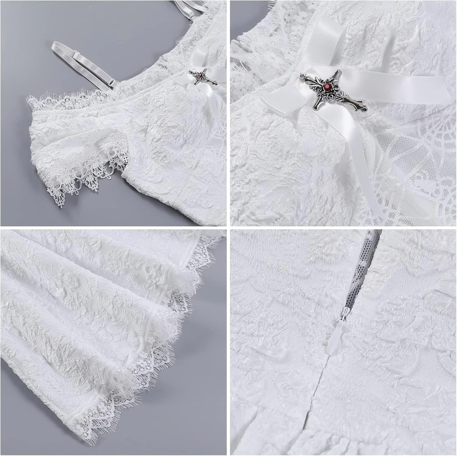 Robe Blanche De Soirée En Velours Robe Blanche De Soirée En Velours -Soiree Blanche Boutique