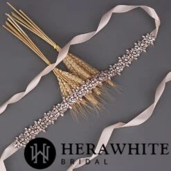 Ceinture De Mariée Fleurs En Cristal 7 Ceinture De Mariée Fleurs En Cristal -Soiree Blanche Boutique 725581a353