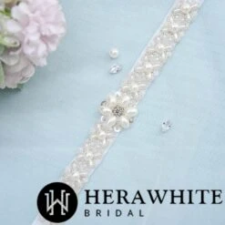 Ceinture Perlées Pour Robe De Mariée -Soiree Blanche Boutique 79211073a4