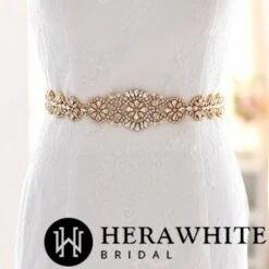 Ceinture De Mariage En Satin -Soiree Blanche Boutique 7a34d21d48