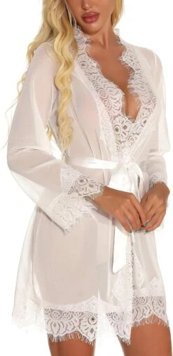 Robe De Chambre Dentelle Blanche 5 Robe De Chambre Dentelle Blanche -Soiree Blanche Boutique 8127VIa5L7L. AC SL1500