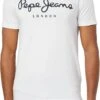 T-shirt D’origine Pepe Jeans à étirement N Homme -Soiree Blanche Boutique 818HeoVPf1L. AC SL1500