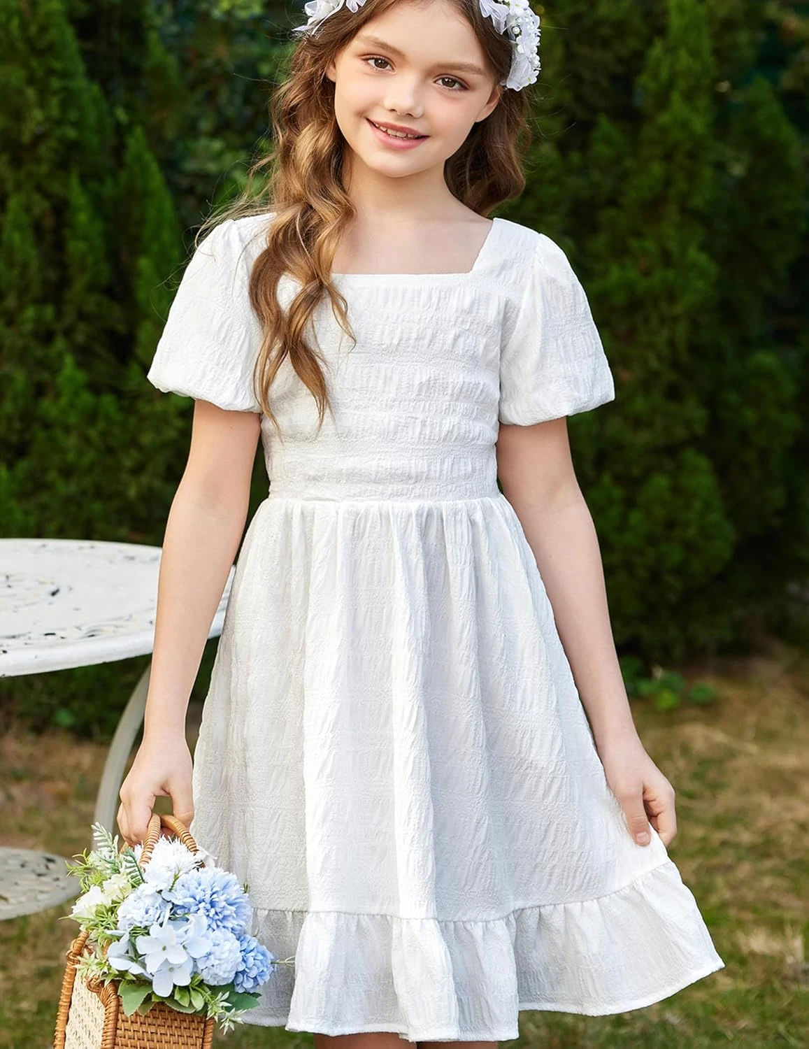 Robe Blanche Boheme Fille Robe Blanche Boheme Fille -Soiree Blanche Boutique 81DqDvFmZwL. AC SL1500