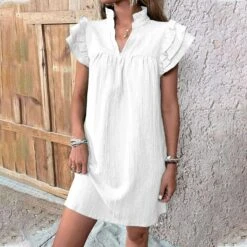 Robe Blanche Romantique Bohème -Soiree Blanche Boutique 81MkYvSFTyL. AC SL1500