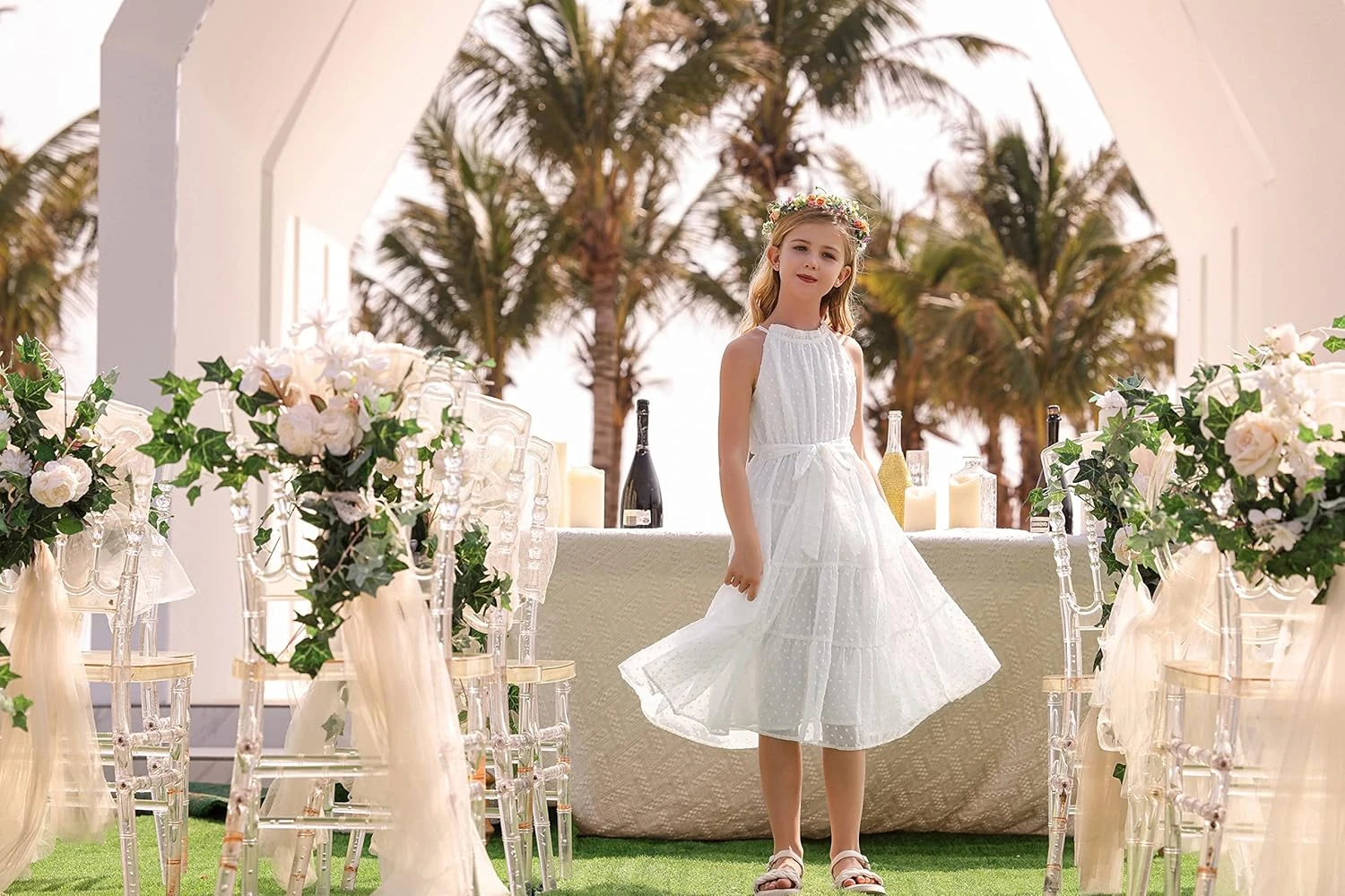 Robe Dentelle Blanche Enfant Robe Dentelle Blanche Enfant -Soiree Blanche Boutique 81ZMYcq3MTL. AC SL1500