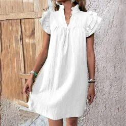 Robe Blanche Romantique Bohème -Soiree Blanche Boutique 81bww99JUUL. AC SL1500