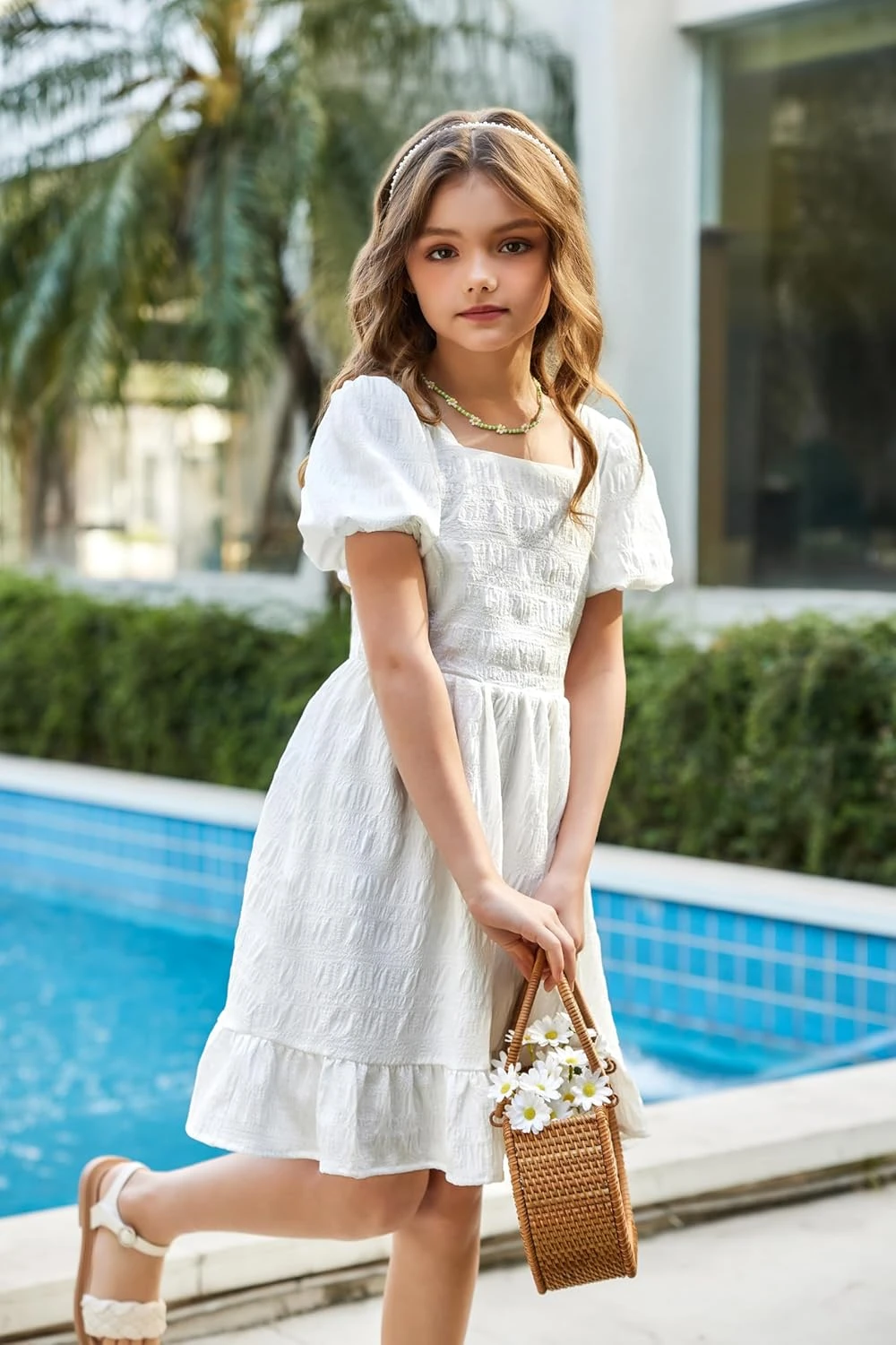 Robe Blanche Boheme Fille Robe Blanche Boheme Fille -Soiree Blanche Boutique