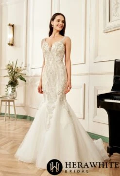 Robe De Mariée Sirène Brodée Et Perlée -Soiree Blanche Boutique 89c5d0d4ac