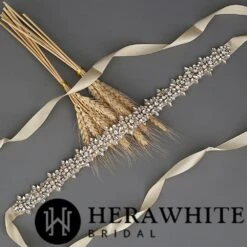 Ceinture De Mariée Fleurs En Cristal 6 Ceinture De Mariée Fleurs En Cristal -Soiree Blanche Boutique 8b9095021c