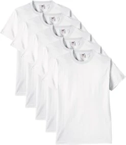 T-Shirts à Coton Lourd Fruit Of The Loom Homme (Pack De 5)