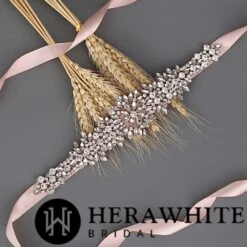 Ceinture De Mariée Princesse Cristaux Scintillants -Soiree Blanche Boutique 957c22e3cf