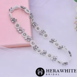 Ceinture De Mariage Discrète Fleurie -Soiree Blanche Boutique 991cf68edc