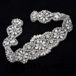 Ceinture De Mariée Perles Et Strass -Soiree Blanche Boutique 99416a5843