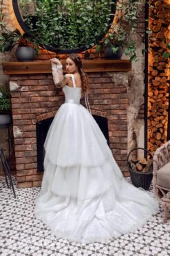 Robe De Mariée Princesse Originale 6 Robe De Mariée Princesse Originale -Soiree Blanche Boutique Adelina4