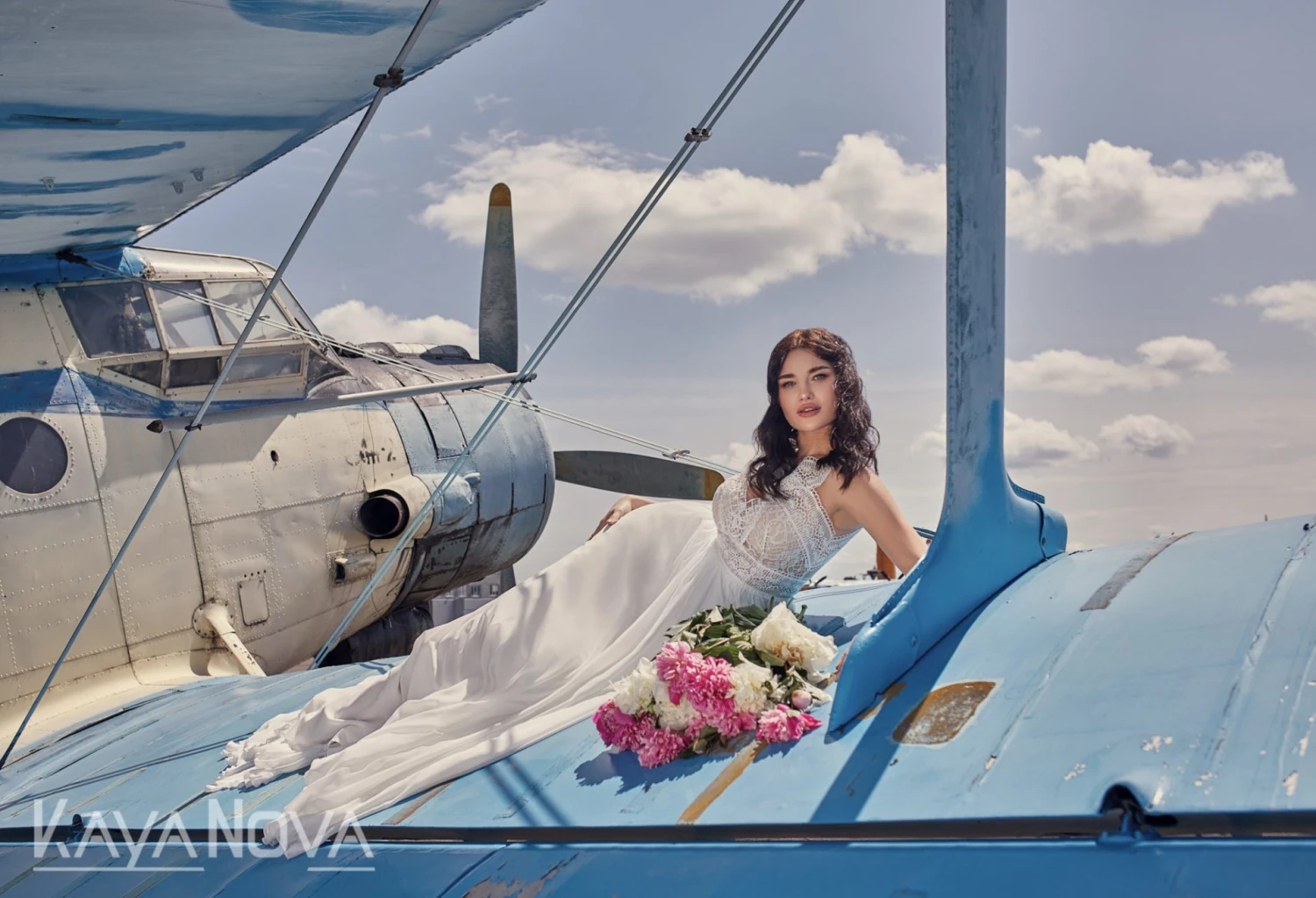 Robe De Mariée Bohème Fluide Blanche Robe De Mariée Bohème Fluide Blanche -Soiree Blanche Boutique Alisa1